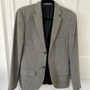 Men's grey Tweed Topman Blazer